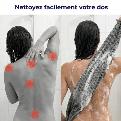 Serviette exfoliante antibactérienne